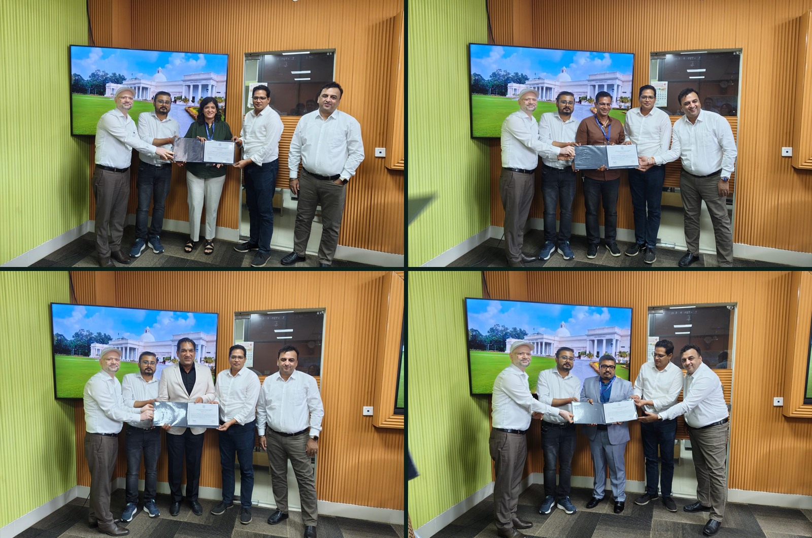 Cohort 3 participants receiving official certificates during conferral ceremony with IIT Roorkee faculty and Zero Zeta mentors
