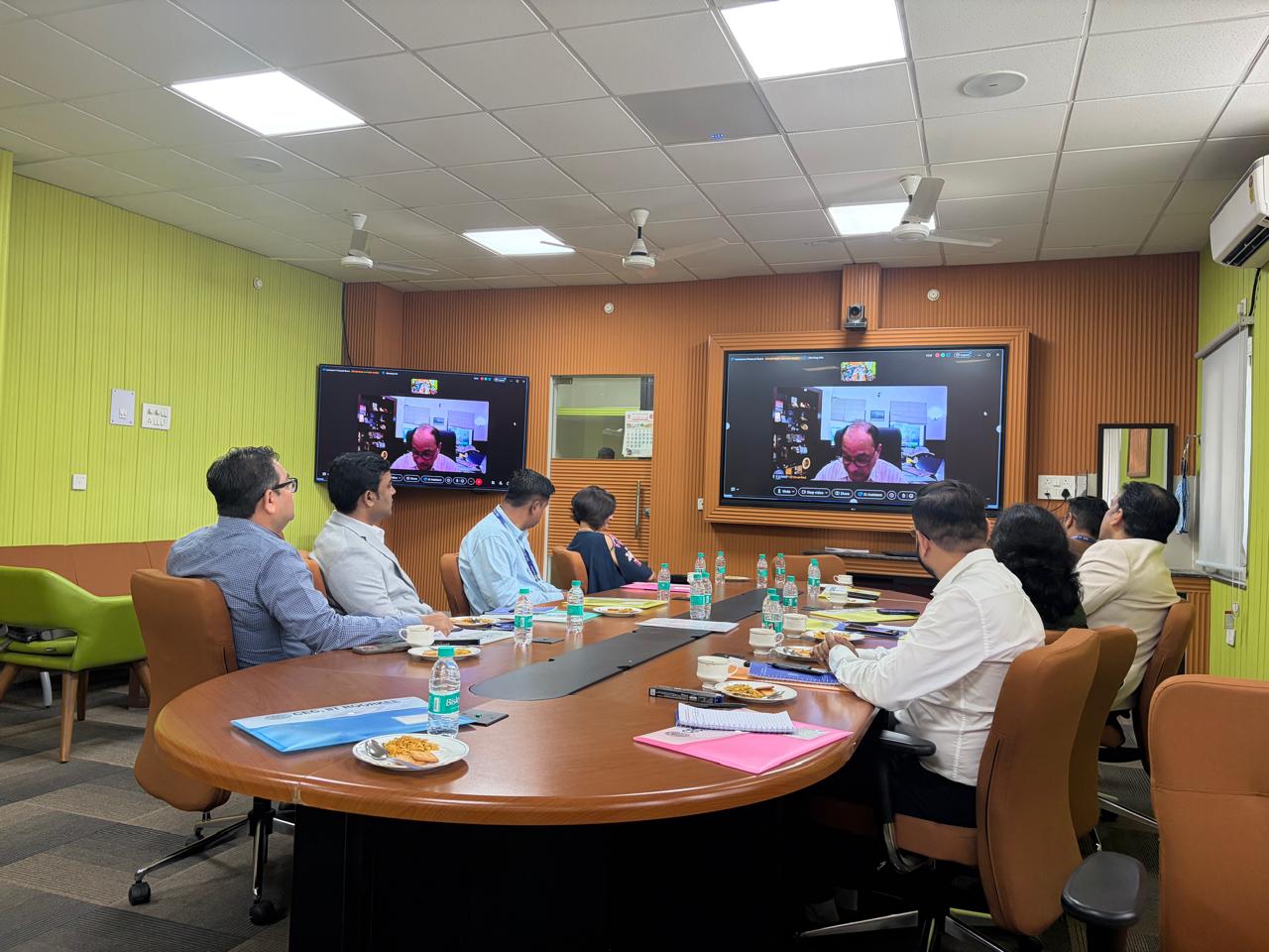 Executive classroom masterclass in CEC smart conference room at IIT Roorkee