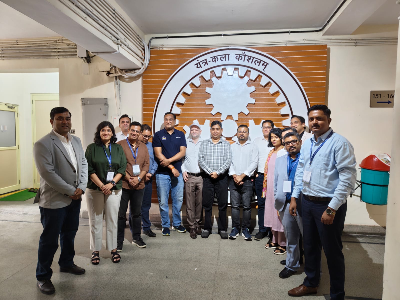 Cohort 3 participants under the Mechanical and Industrial Engineering emblem at IIT Roorkee